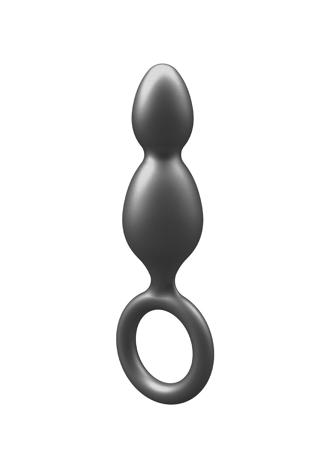 ToyJoy Buttocks The Plugger 2-Balls Metallic Silicone Plug — zdjęcie 2