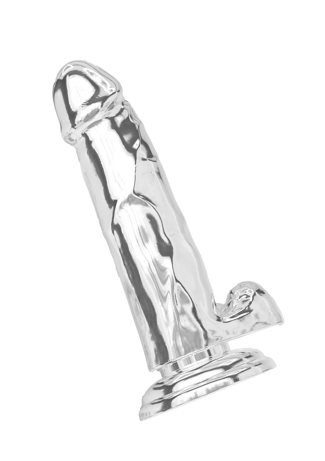 ToyJoy - Clear Dildo TPE 18 cm — zdjęcie 2