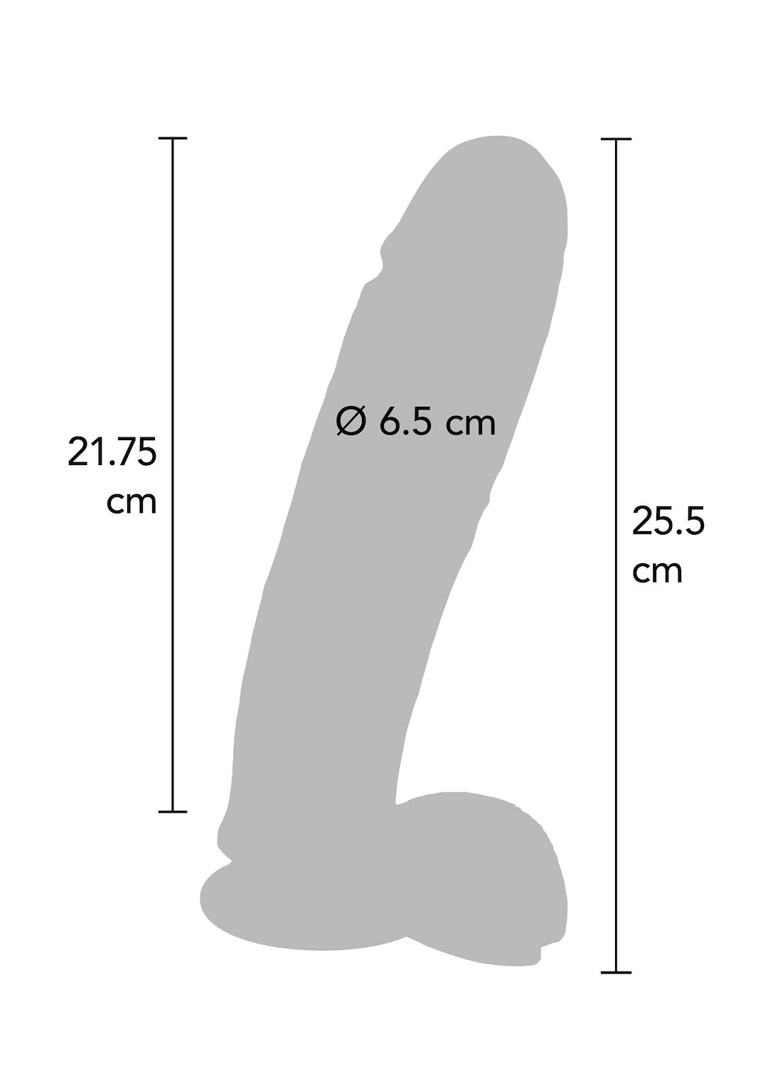 ToyJoy - Dildo 10 inch with Balls — zdjęcie 2
