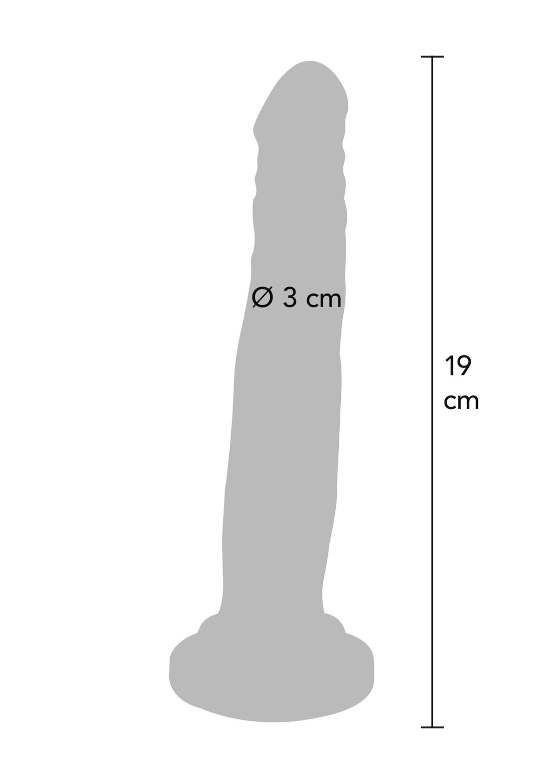 ToyJoy - Dual Density Dong 7.5 inch — zdjęcie 2