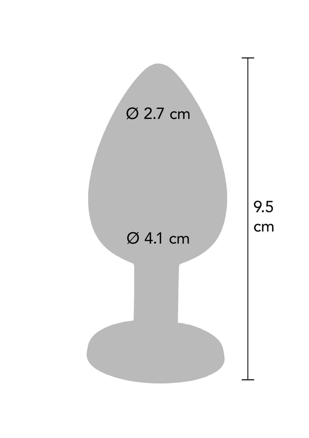 ToyJoy - Starlight Booty Jewel Large — zdjęcie 2
