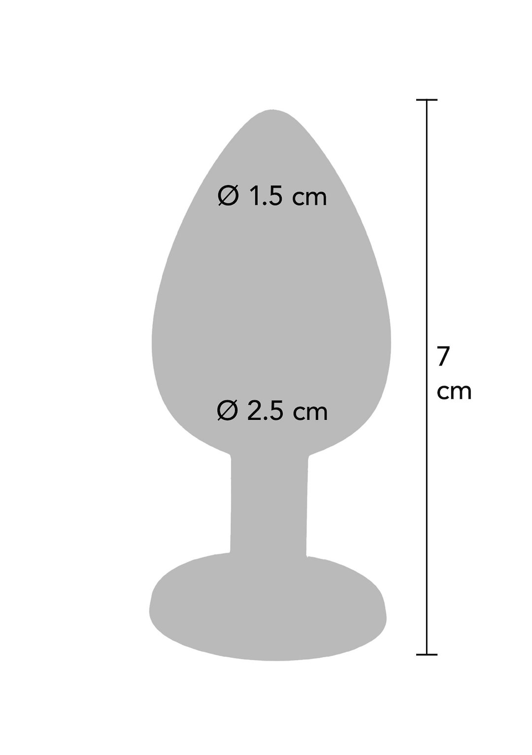 ToyJoy - Diamond Booty Jewel Small — zdjęcie 2