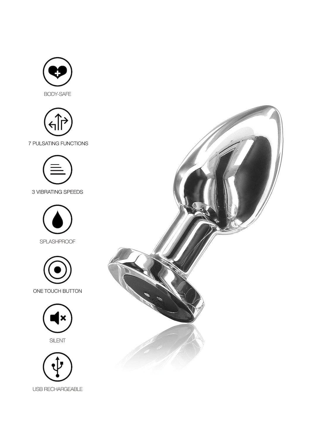 ToyJoy - The Glider Vibrating Plug M — zdjęcie 3
