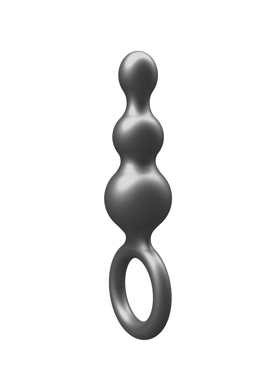 ToyJoy Buttocks The Stuffer 3-Balls Metallic Silicone Plug — zdjęcie 3