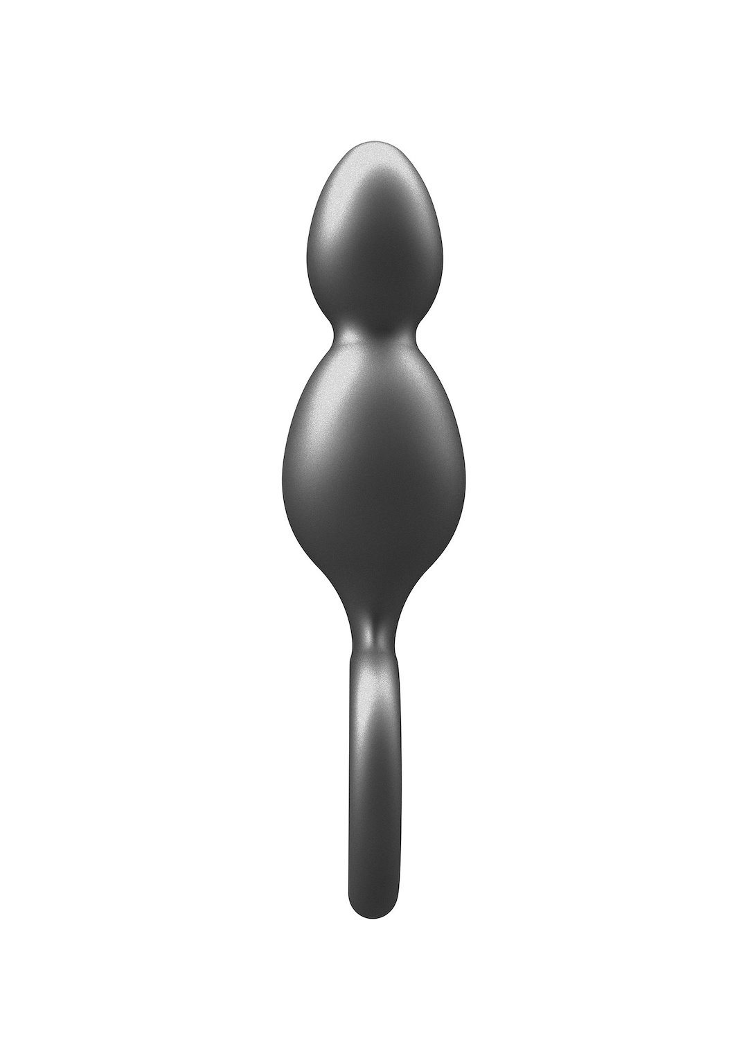ToyJoy Buttocks The Plugger 2-Balls Metallic Silicone Plug — zdjęcie 3