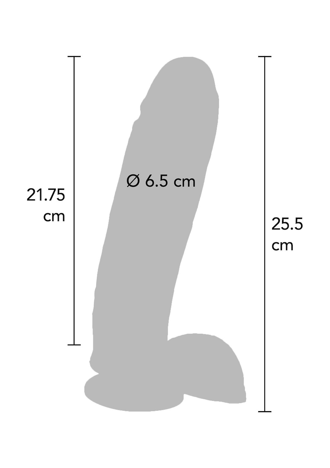 ToyJoy - Dildo 10  Inch with Balls Vibrator — zdjęcie 3