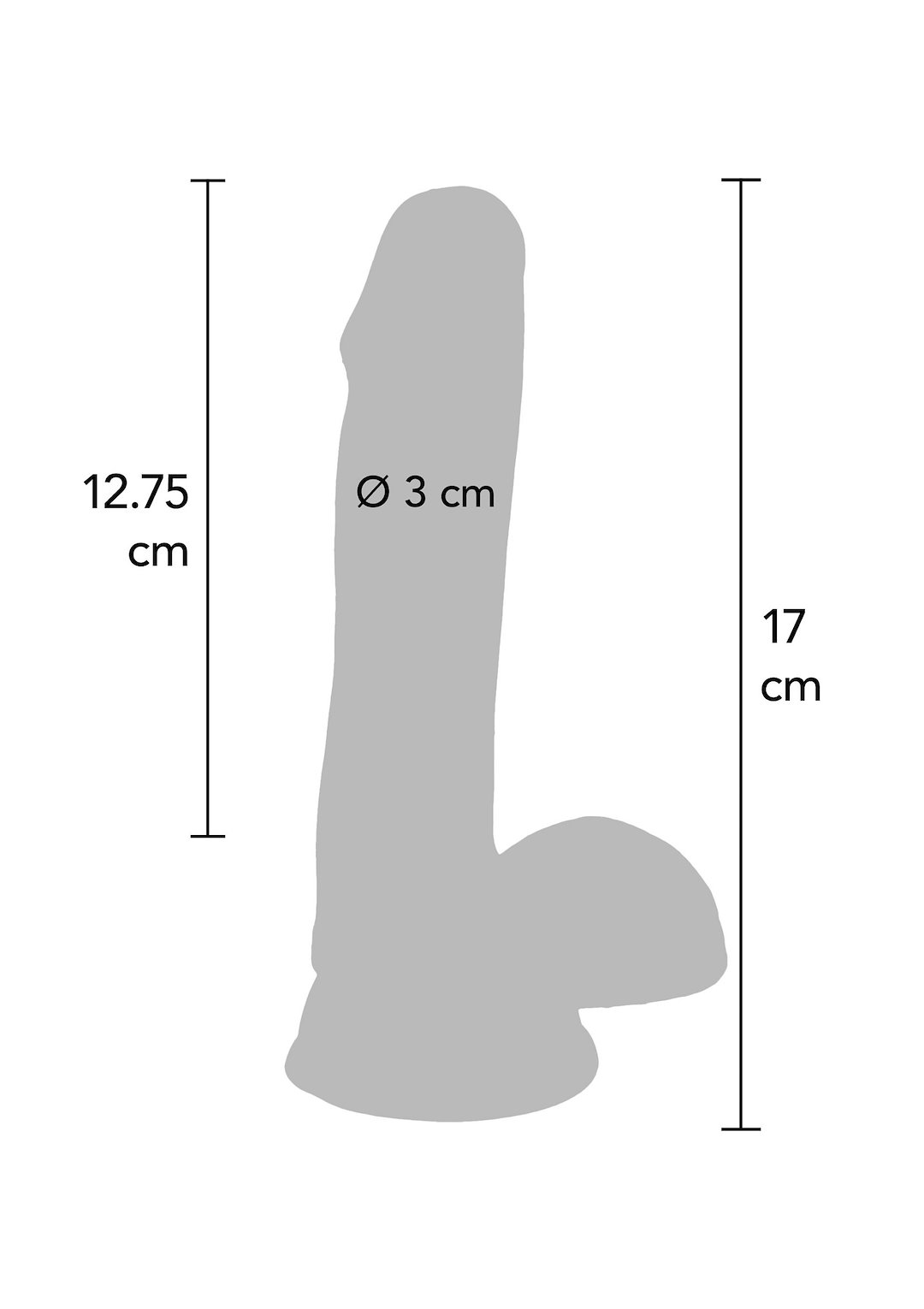 ToyJoy - Dual Density Dildo 6 inch Balls — zdjęcie 3