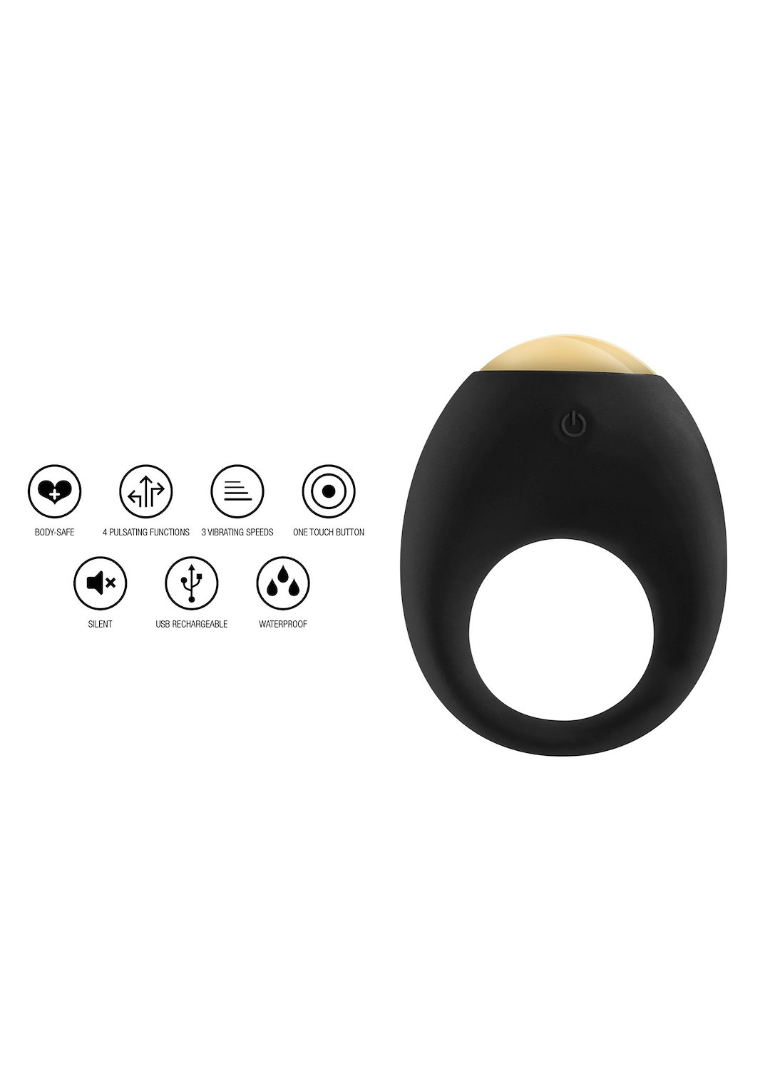 ToyJoy - Eclipse Vibrating Cock Ring — zdjęcie 3