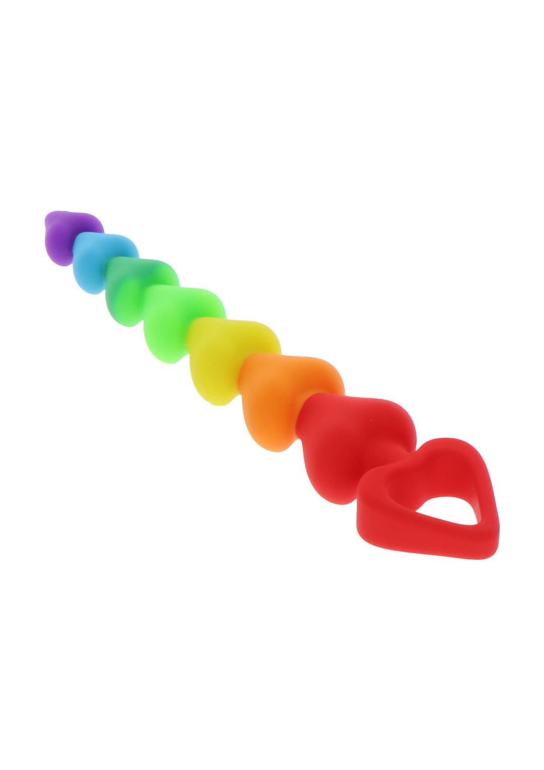 ToyJoy Anal Play Rainbow Heart Beads — zdjęcie 3