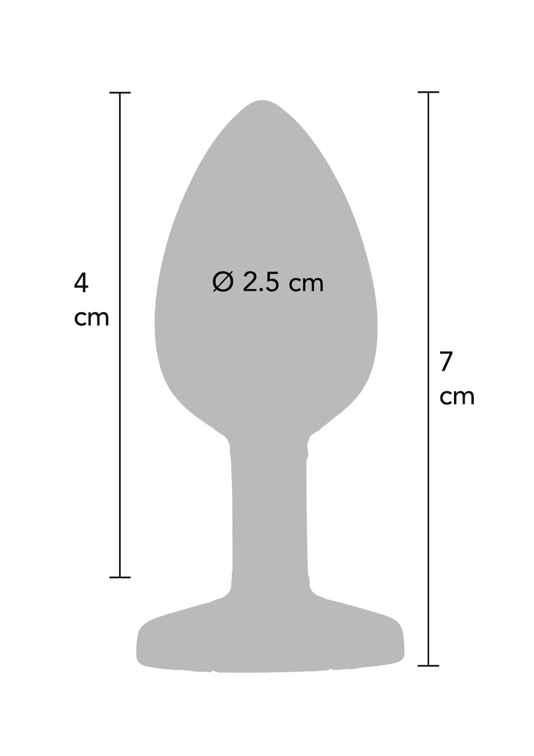 ToyJoy - Diamond Booty Jewel Small — zdjęcie 3