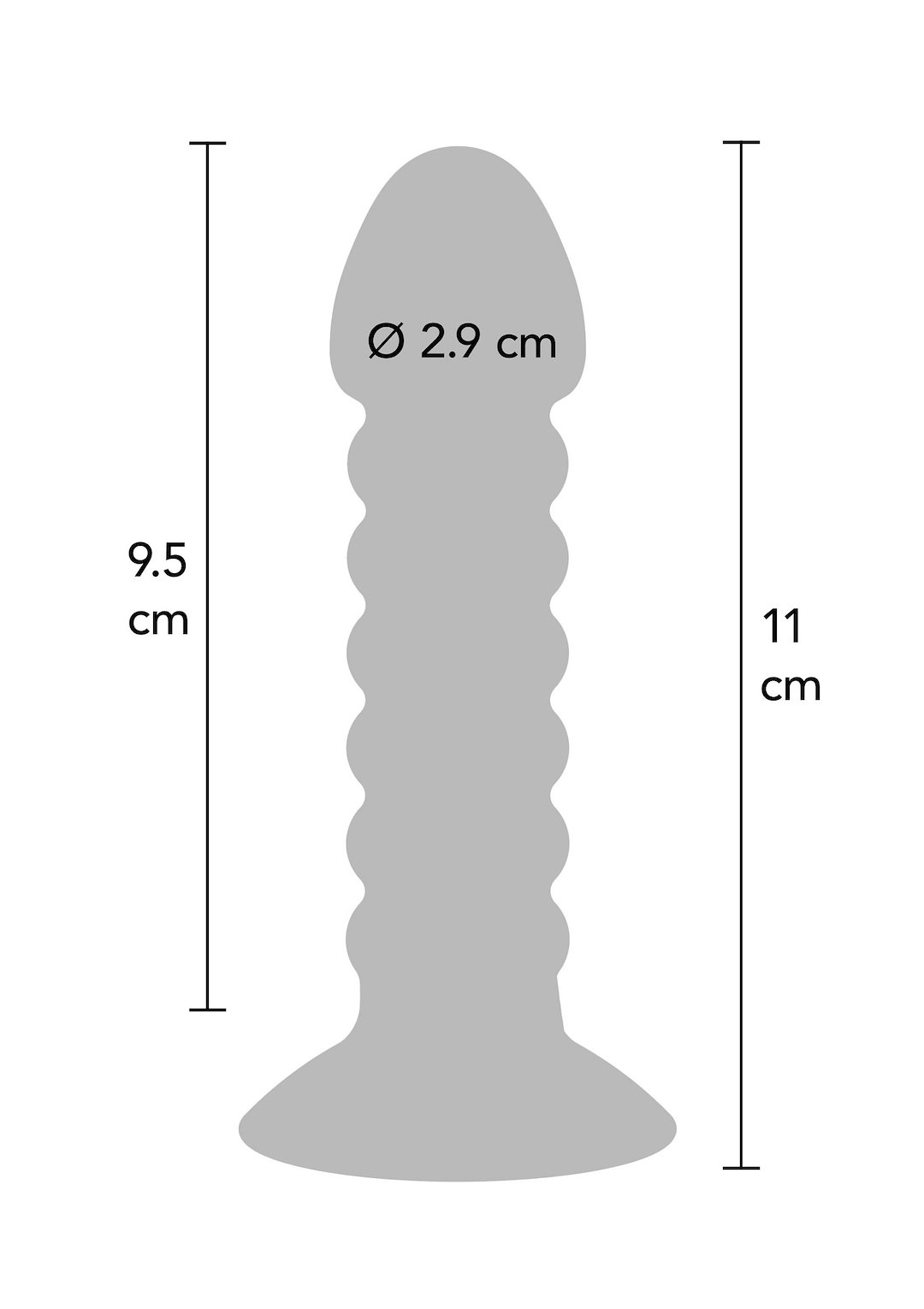 ToyJoy - Vibrating Anal Plug Medium — zdjęcie 3