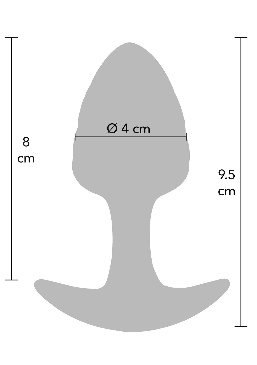 Crystal Butt Plug Medium — zdjęcie 2