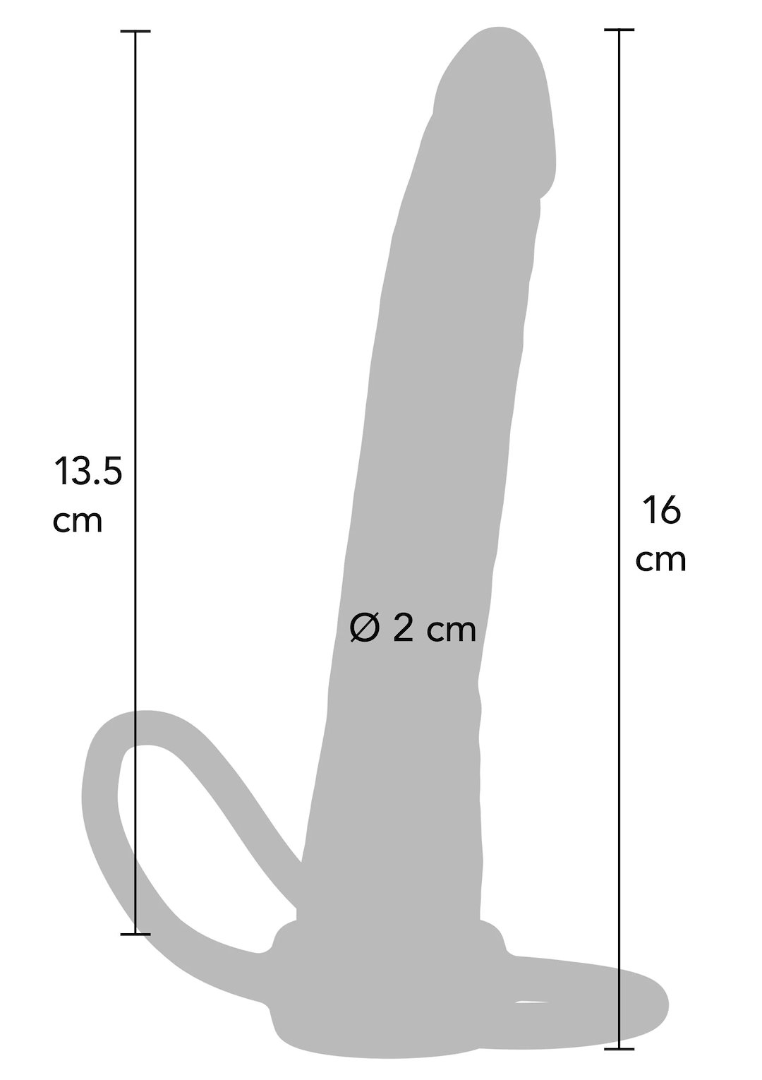 ToyJoy - Dong Double Trouble Silicone — zdjęcie 3