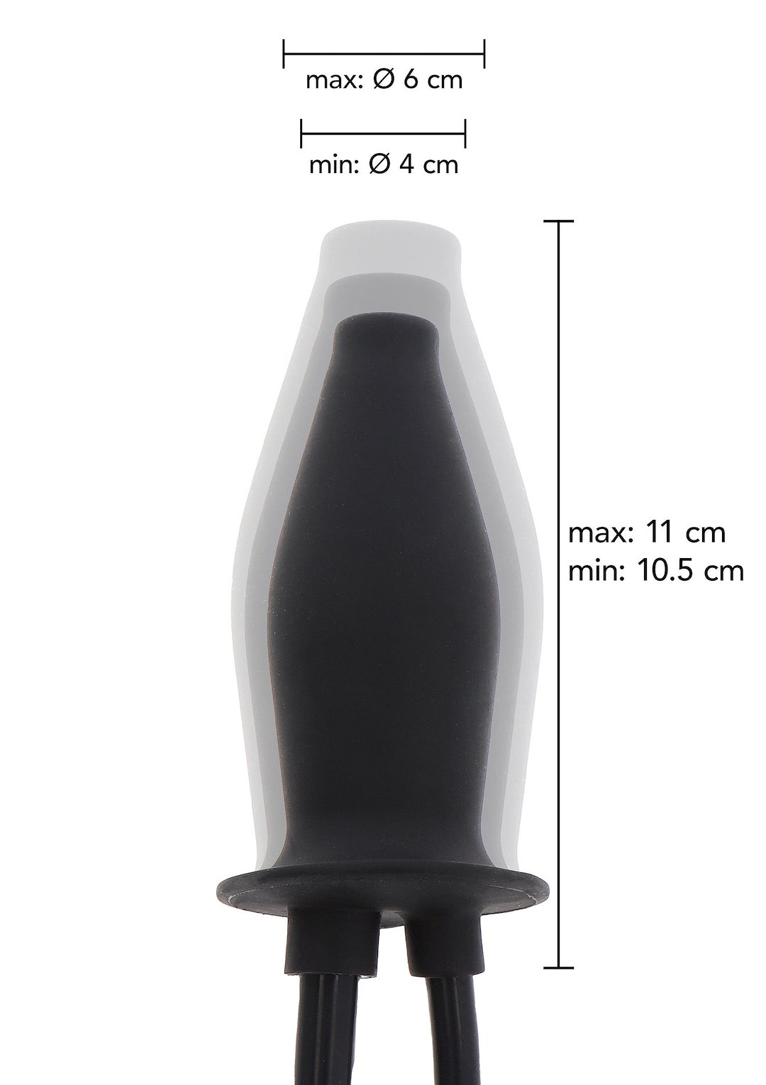 Hidden Desire - Inflatable Lubricating Plug — zdjęcie 3