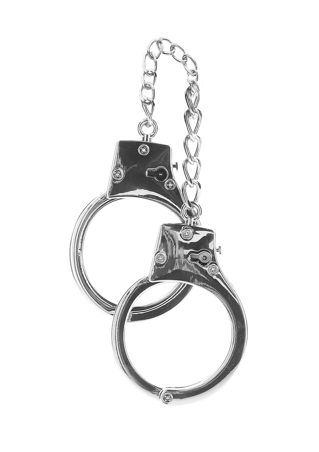 Taboom Bondage Essentials Silver Plated BDSM Handcuffs — zdjęcie 3