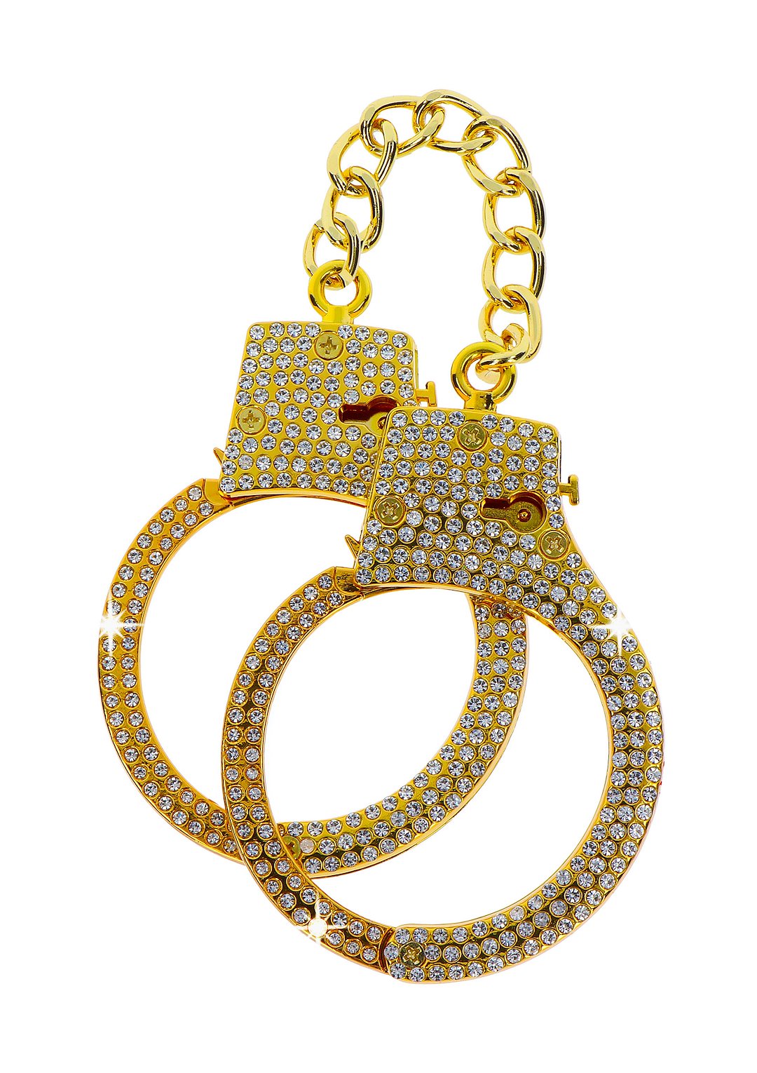 Taboom Bondage in Luxury Diamond Wrist Cuffs Gold — zdjęcie 3