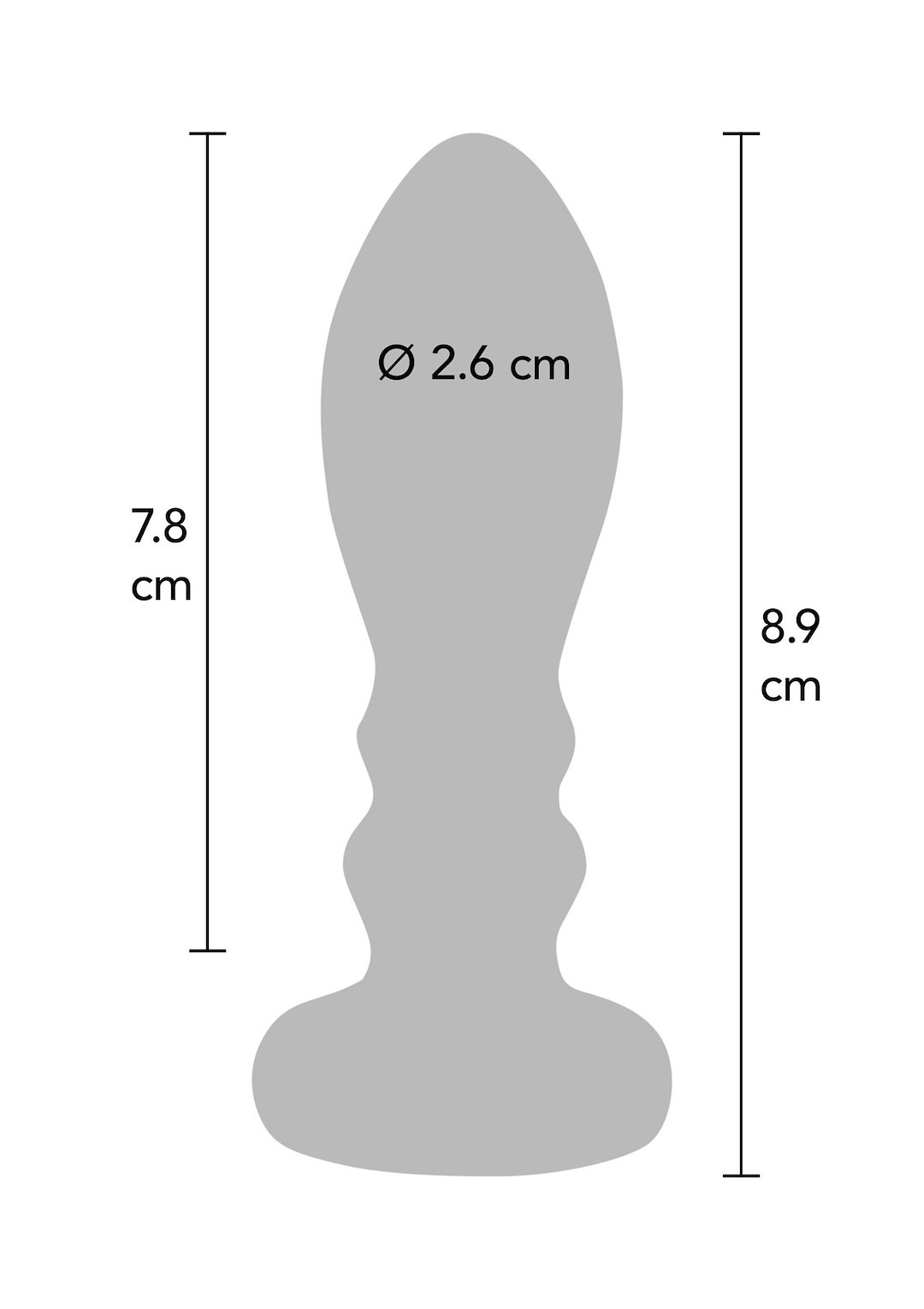 ToyJoy Buttocks Vibrating Metal Buttplug M — zdjęcie 4