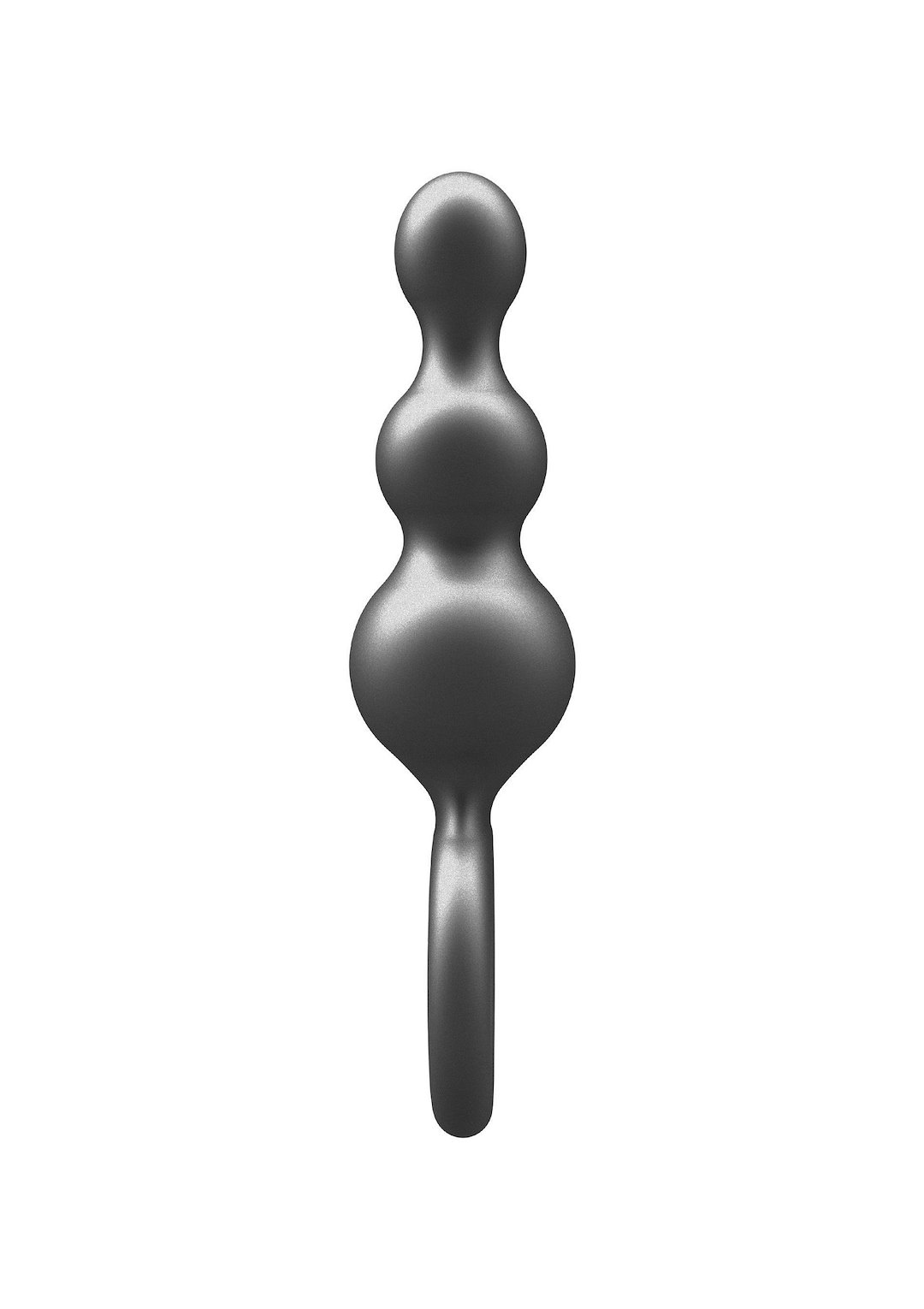 ToyJoy Buttocks The Stuffer 3-Balls Metallic Silicone Plug — zdjęcie 4