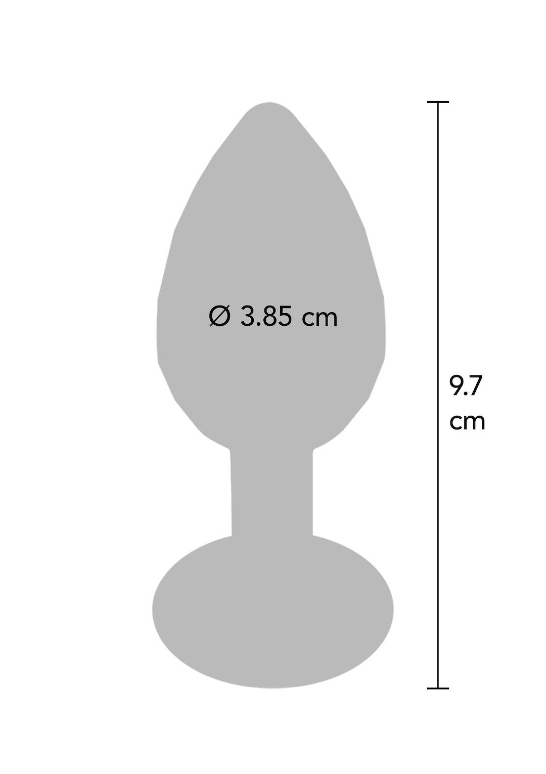 ToyJoy - Disco Diamond Plug Large — zdjęcie 4
