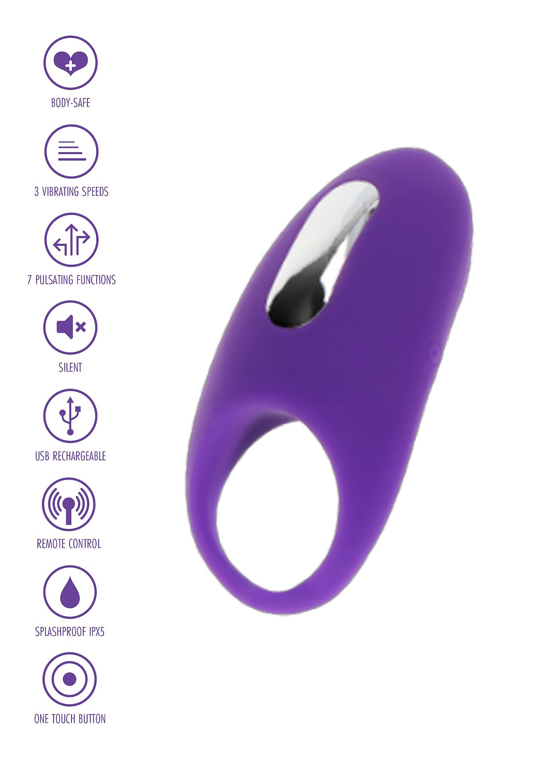 ToyJoy Happiness Tease & Arouse C-Ring — zdjęcie 4