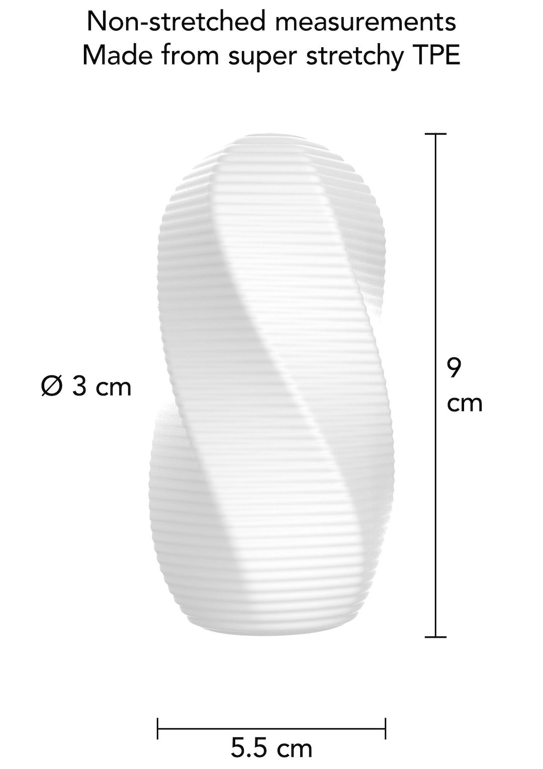 ToyJoy - Medium Masturbator Swirl — zdjęcie 4