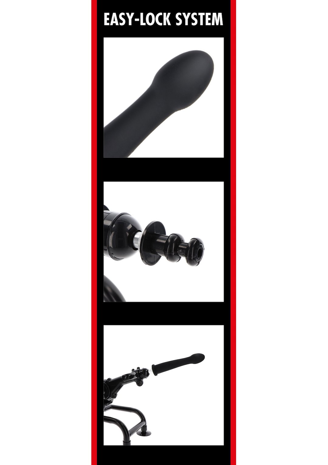 Hidden Desire - Smooth Dong Easy-Lock 19 cm — zdjęcie 4