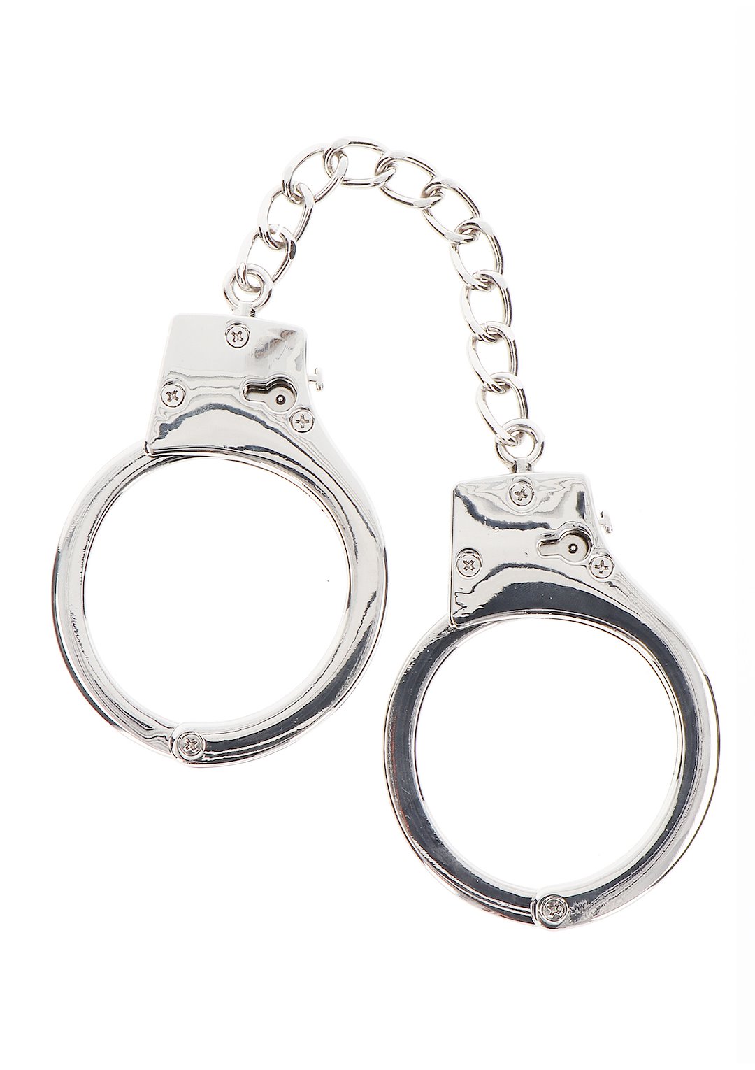 Taboom Bondage Essentials Silver Plated BDSM Handcuffs — zdjęcie 4