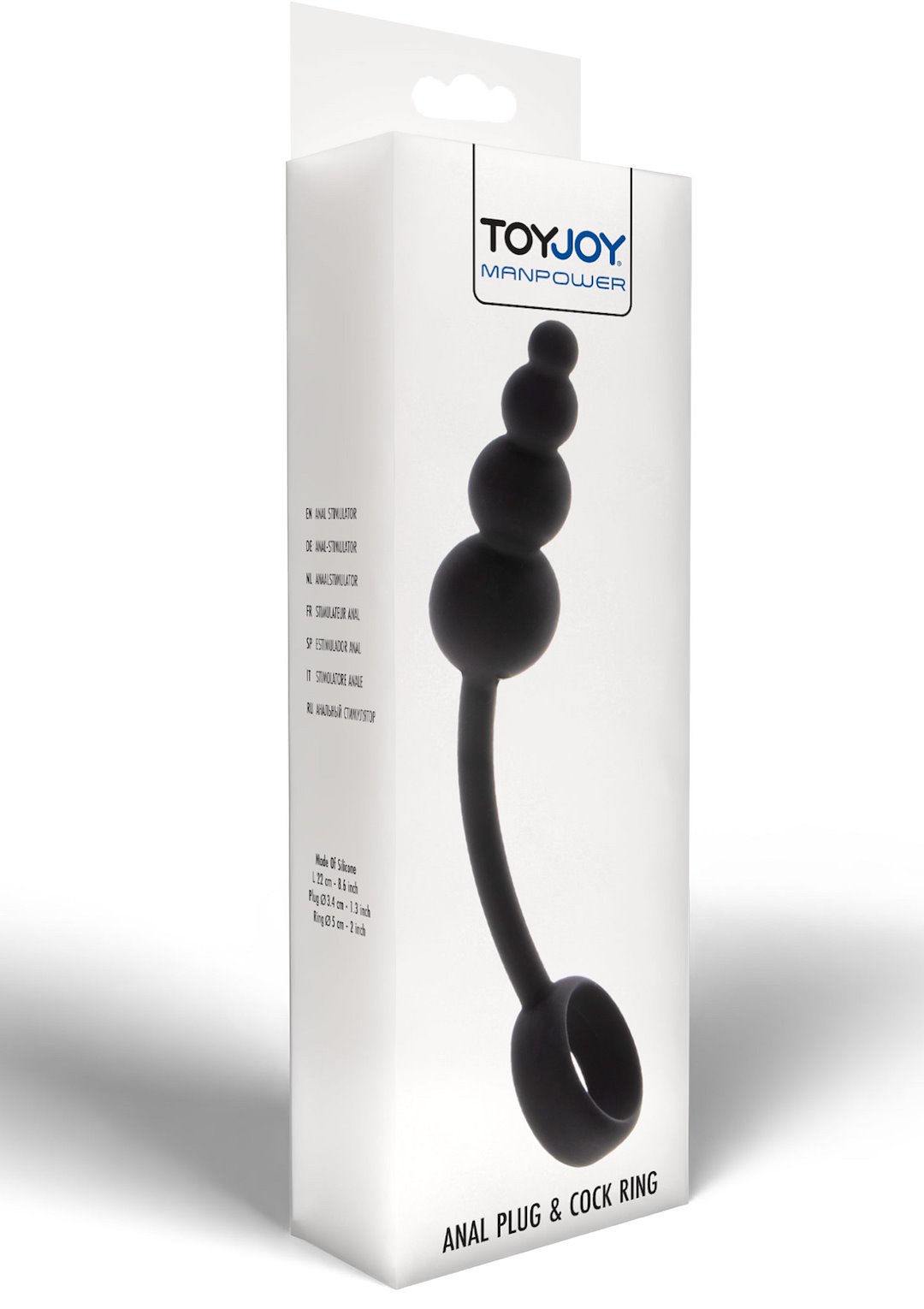 ToyJoy Manpower Anal Plug & Cock Ring