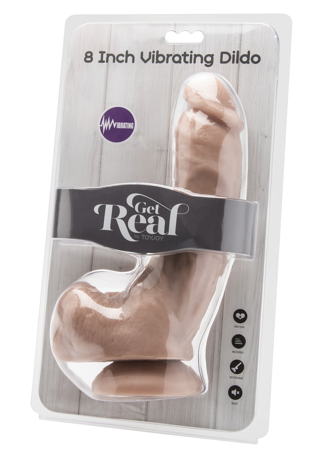 ToyJoy - Dildo 8 Inch with Balls Vibrator