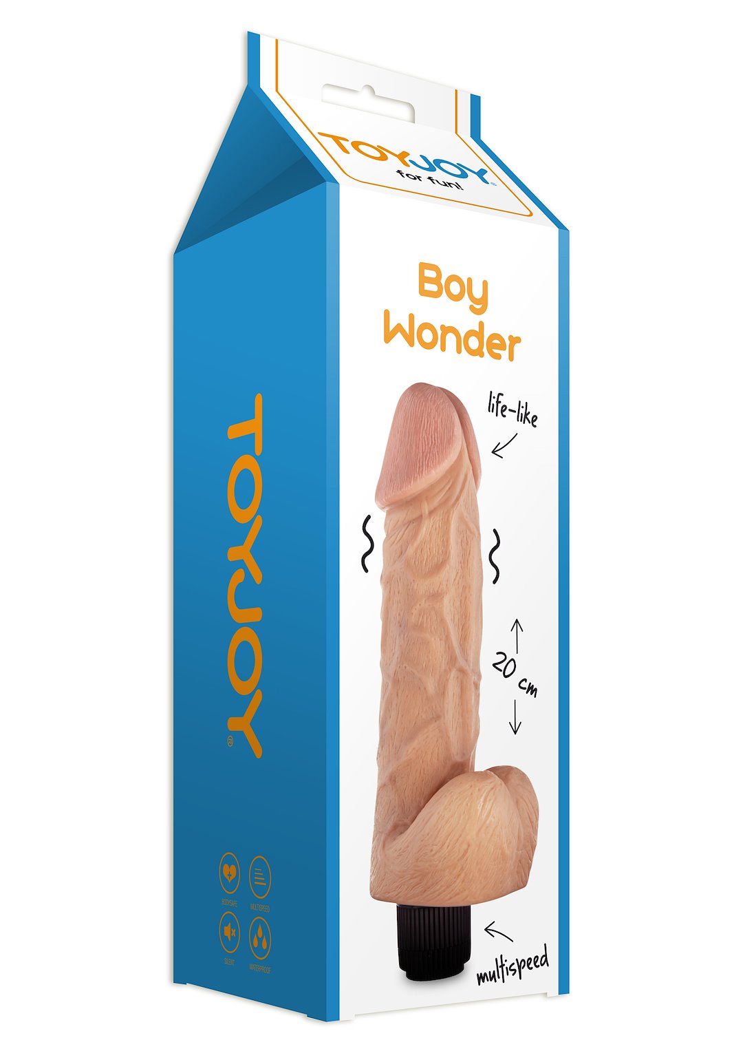 ToyJoy - Boy Wonder Vibrating 20cm Dong