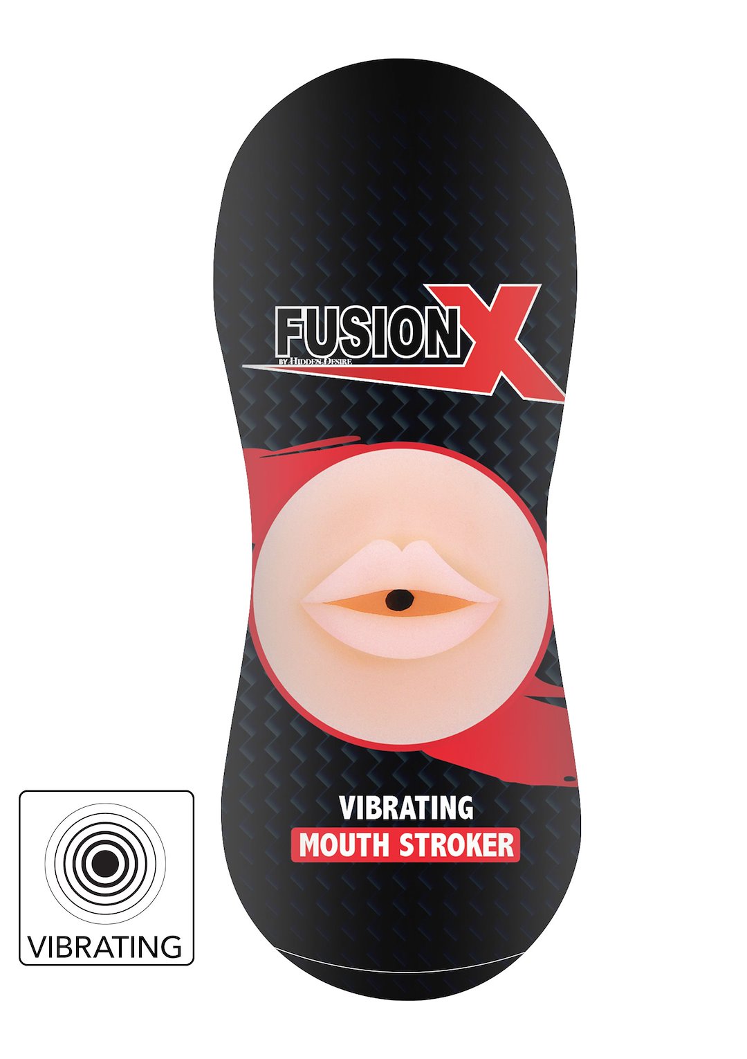 Hidden Desire - Vibrating Stroker Mouth