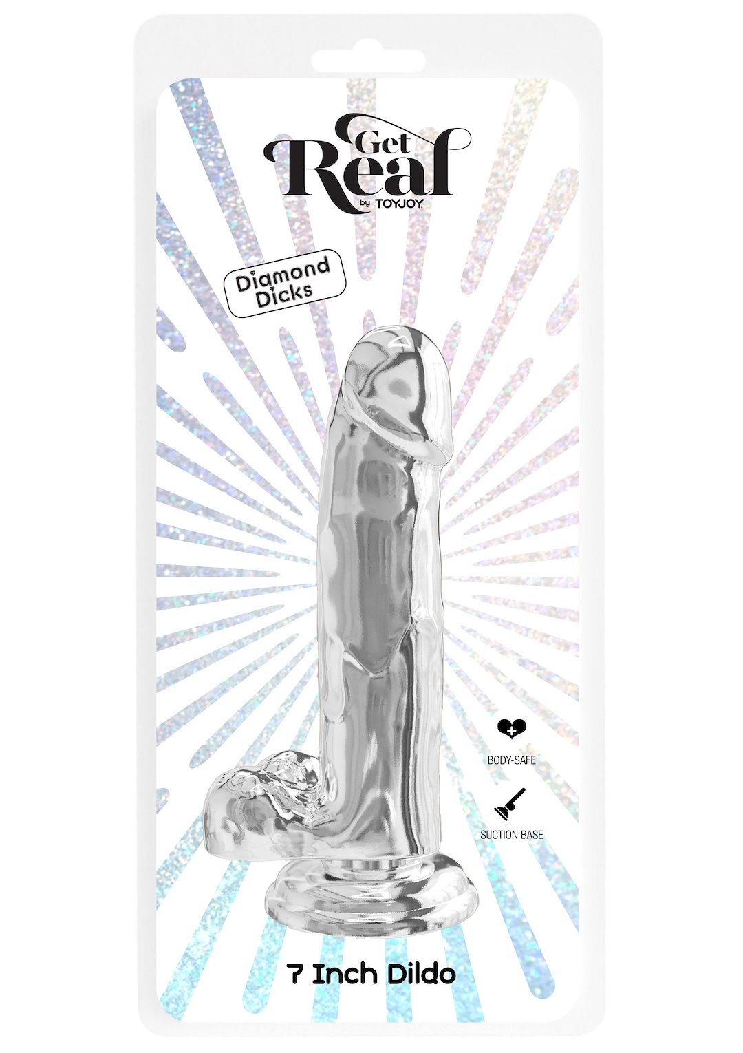 ToyJoy - Clear Dildo TPE 18 cm