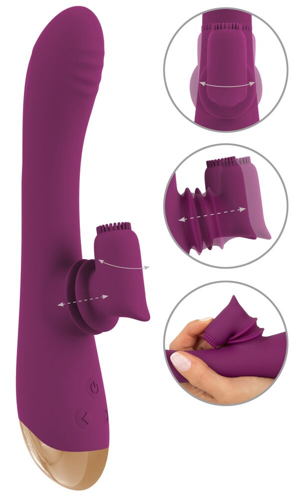 Wibrator z 2 funkcjami 22,3cm Javida — zdjęcie 4