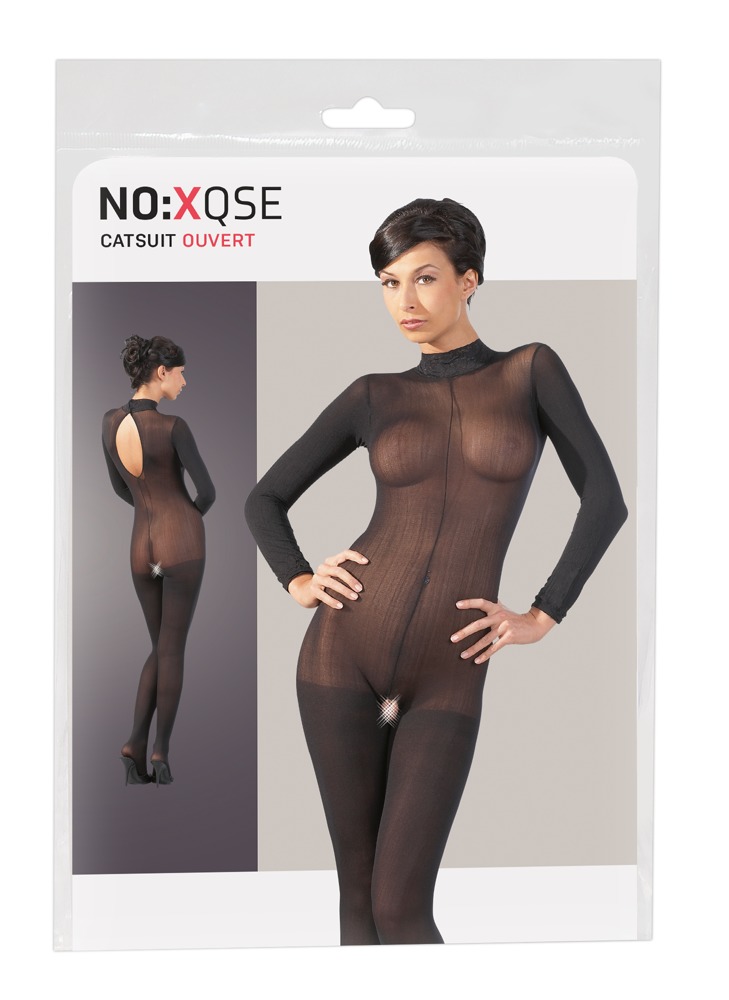 NO:XQSE - Catsuit with Lace Collar M/L