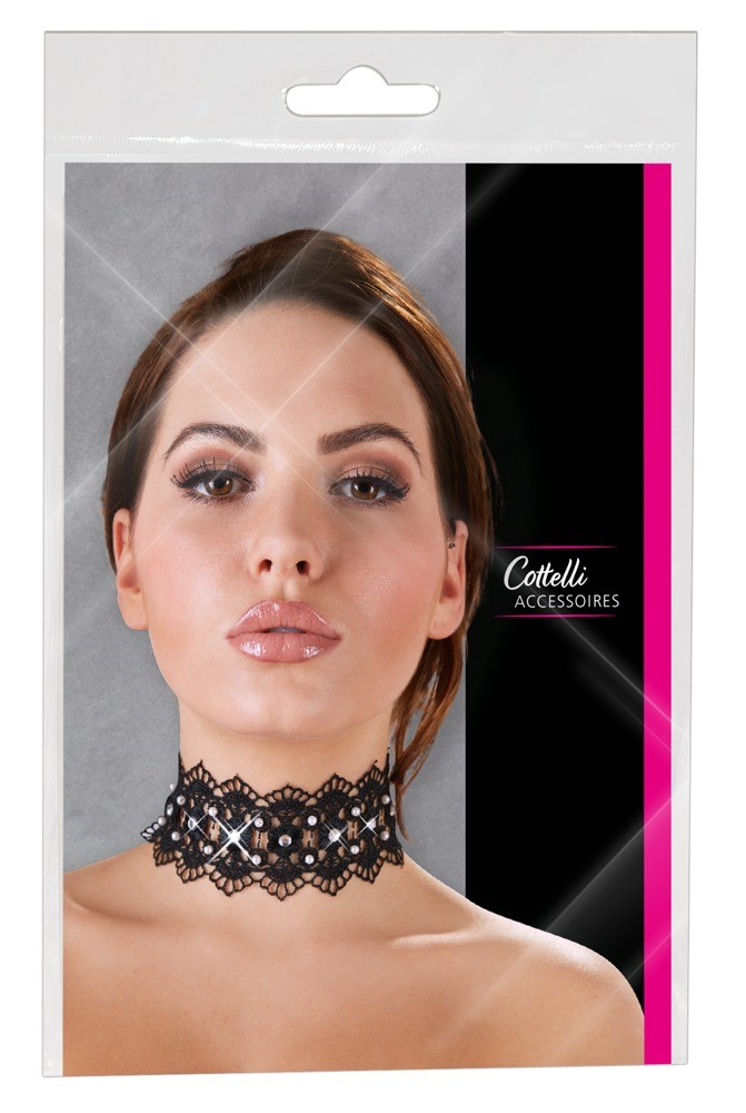 Cottelli Accessoires - Naszyjnik koronkowy — zdjęcie 2