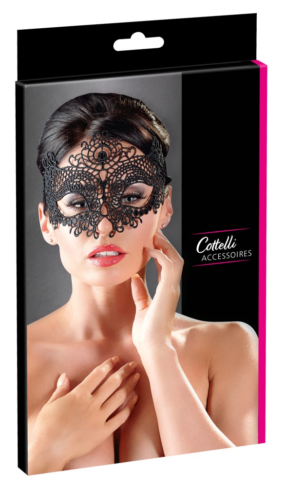 Cottelli Accessoires - Haftowana maseczka