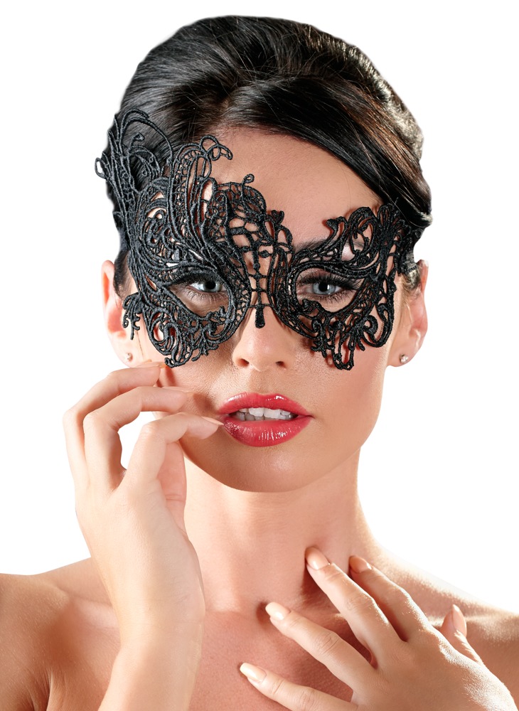 Cottelli Accessoires - Haftowana maseczka — zdjęcie 2