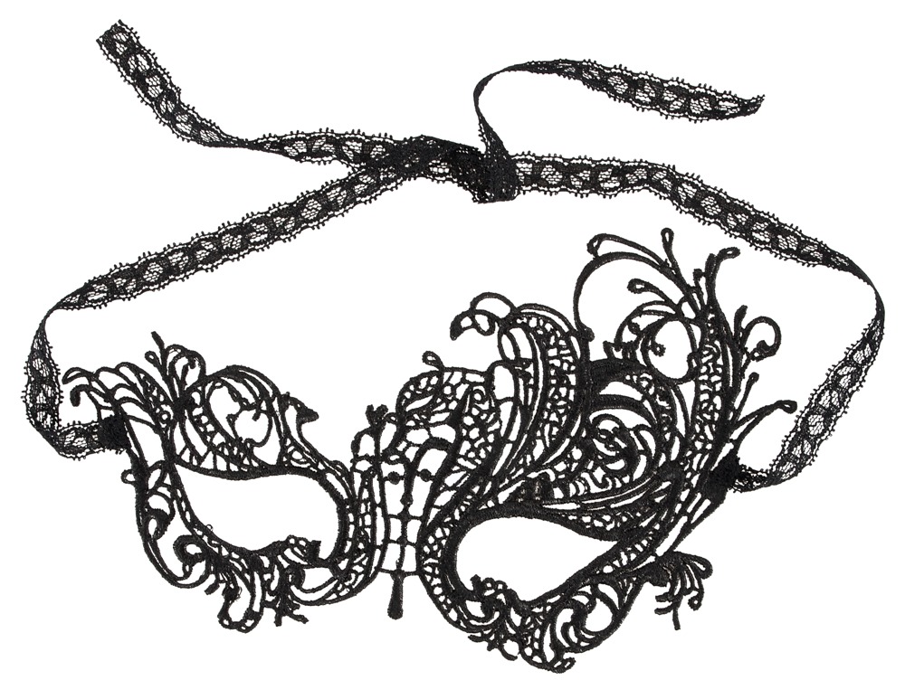 Cottelli Accessoires - Haftowana maseczka — zdjęcie 3