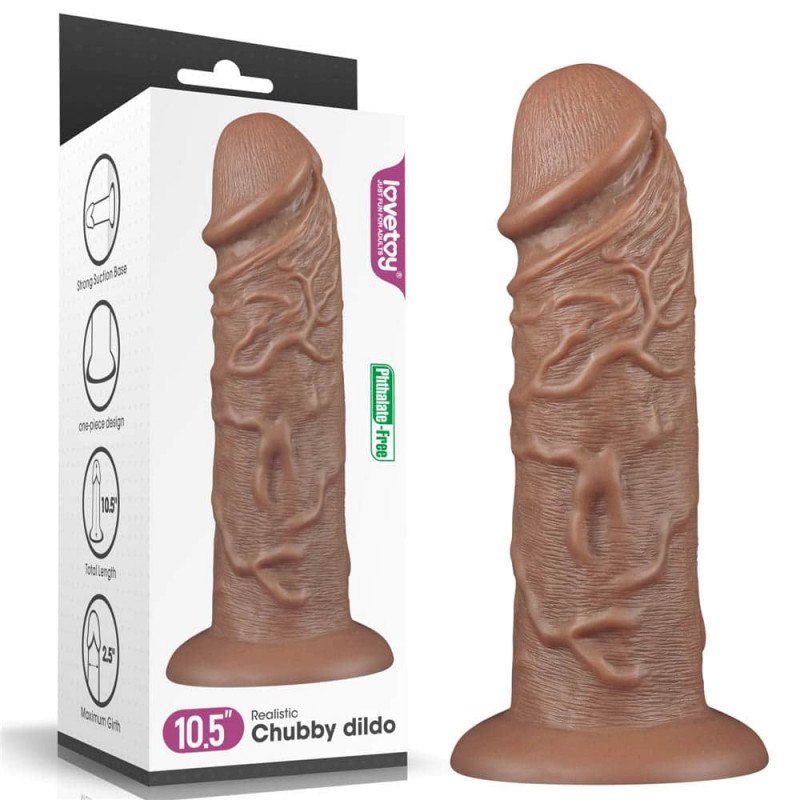 Dildo Chubby z przyssawk¹ 24,5cm Lovetoy