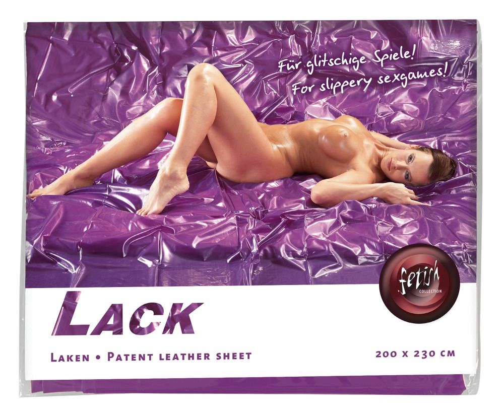 Fetish Collection - Winylowe przecierad³o fioletowe 200x230