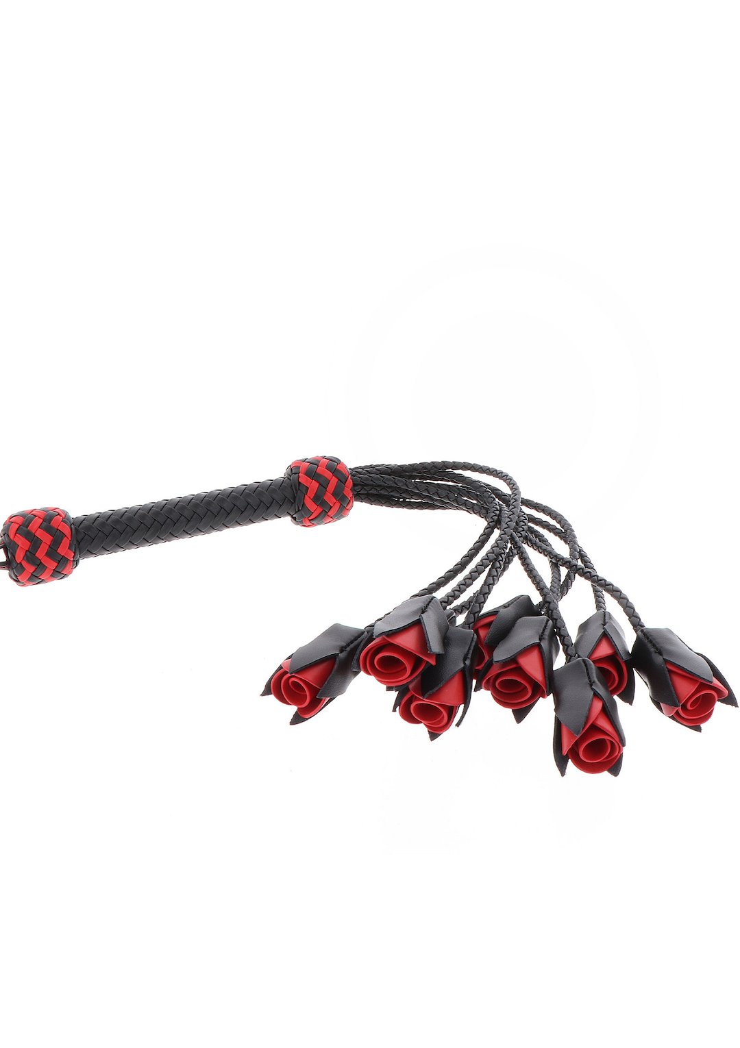Hidden Desire - Genuine Leather Roses Whip — zdjęcie 2