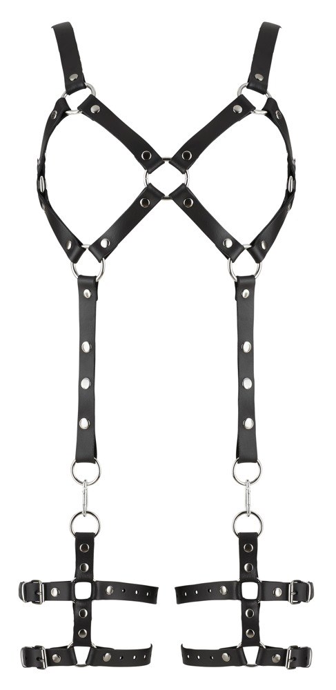 Harness Skórzana uprz¹¿ S/M Zado