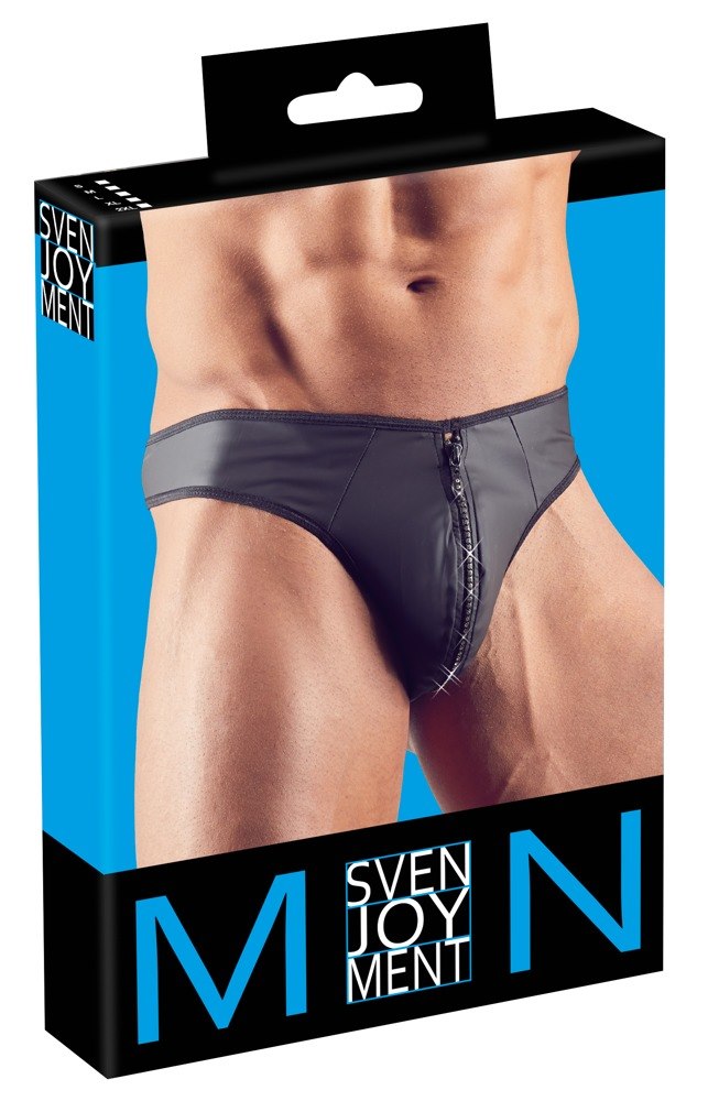 Svenjoyment - Stringi mêskie z zamkiem Zip S