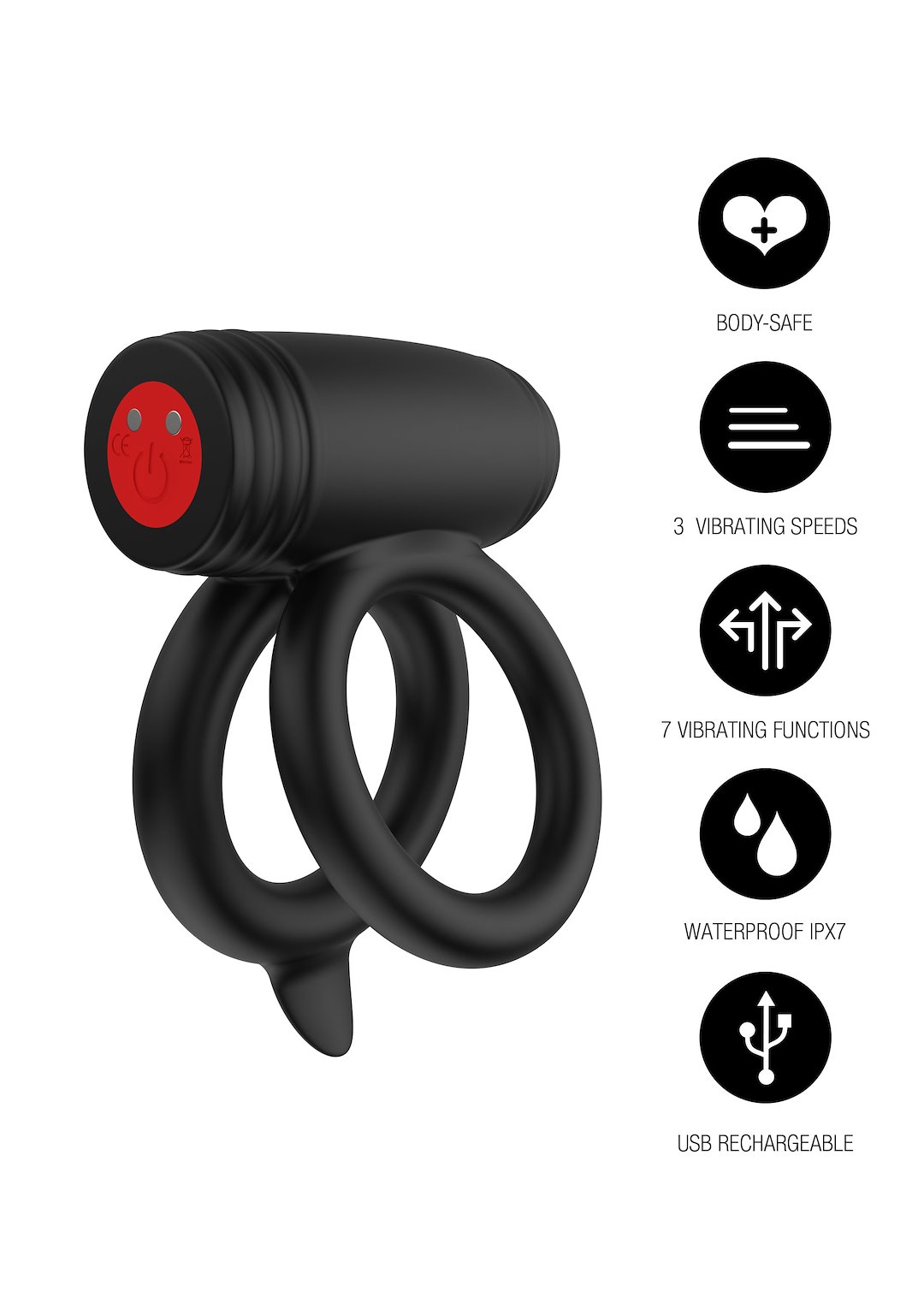 Hidden Desire - Elite Power Twin C-Ring — zdjęcie 3