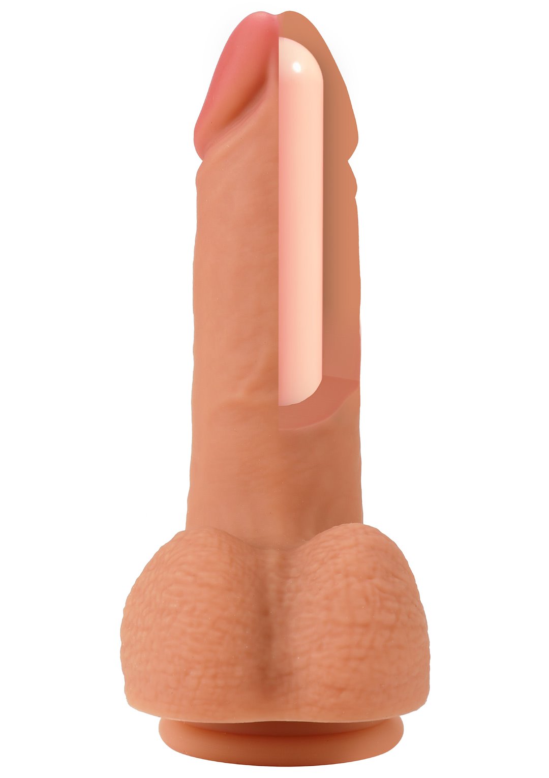 Hidden Desire - Realistic Dildo Liquid Silicone 16 cm — zdjęcie 3