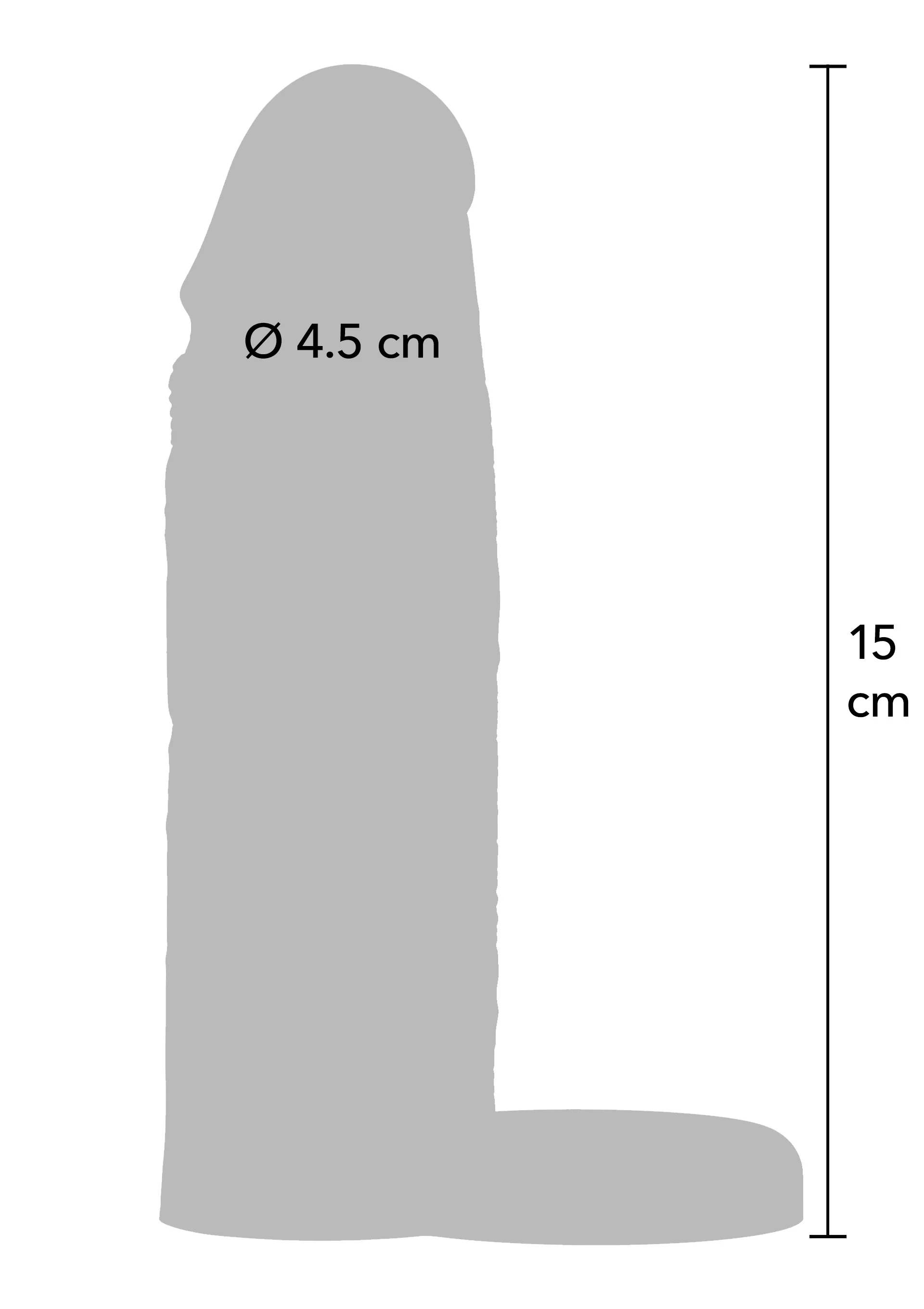 Hidden Desire - Penis Sleeve Liquid Silicone Ring 15 cm