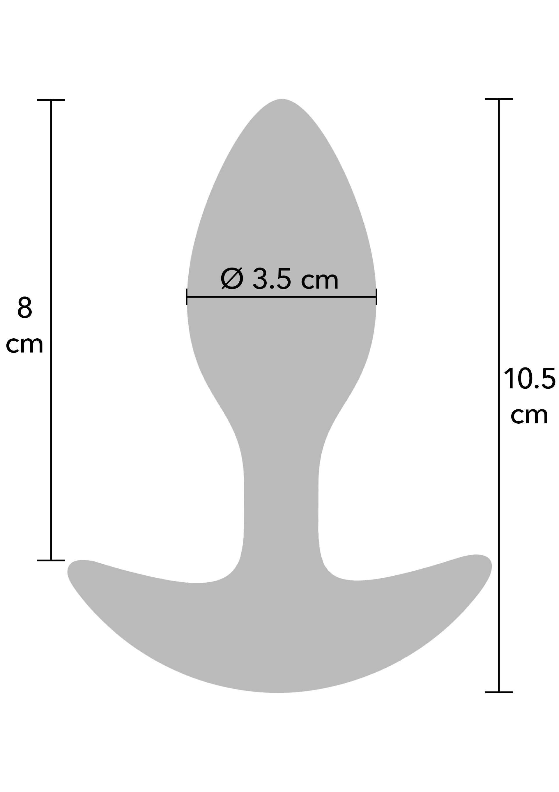 Hidden Desire - Weighted Anal Plug 185g — zdjęcie 2