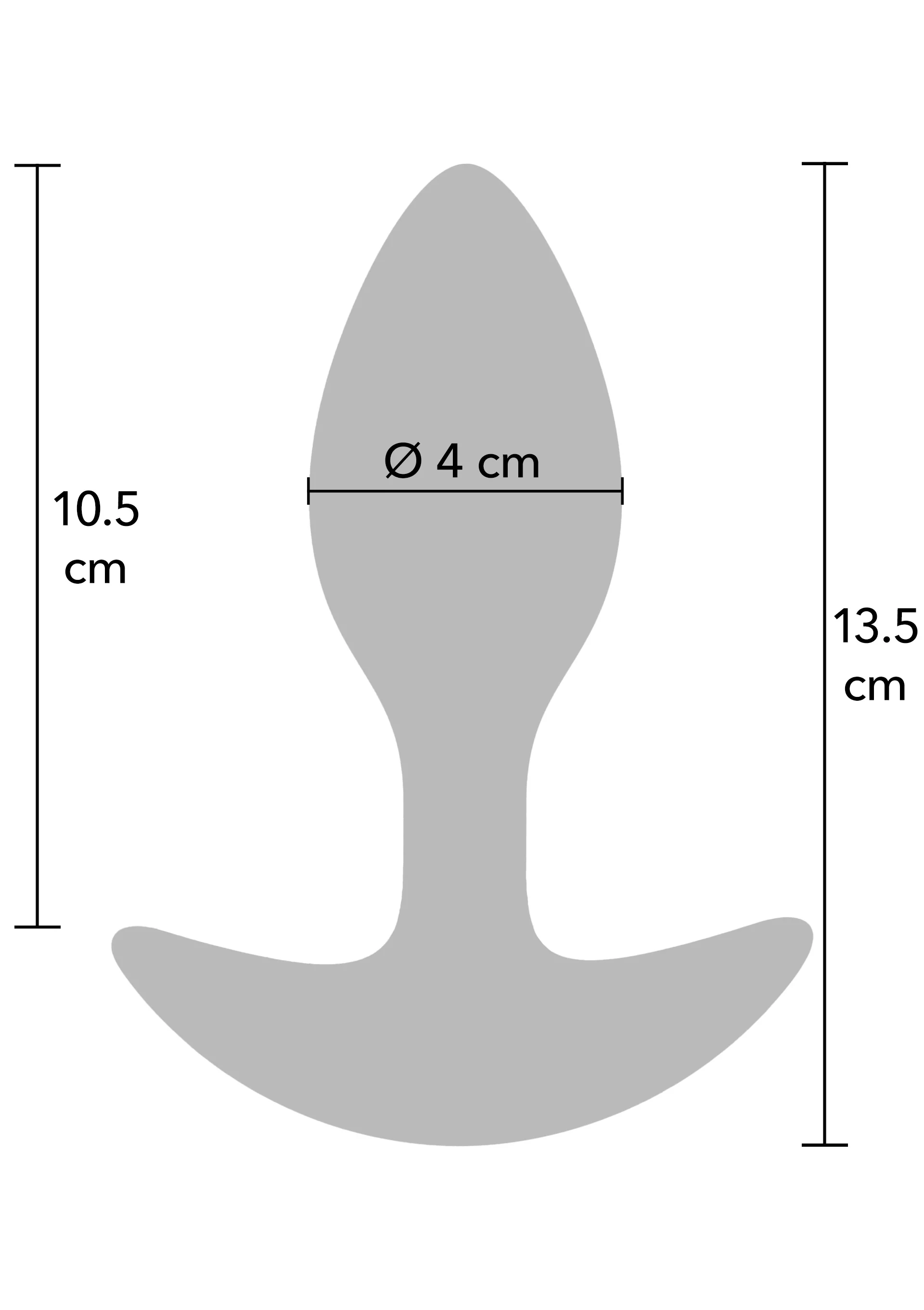 Hidden Desire - Weighted Anal Plug 360g