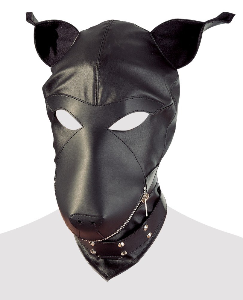 Fetish Collection - Maska psa imitacja skóry — zdjęcie 3