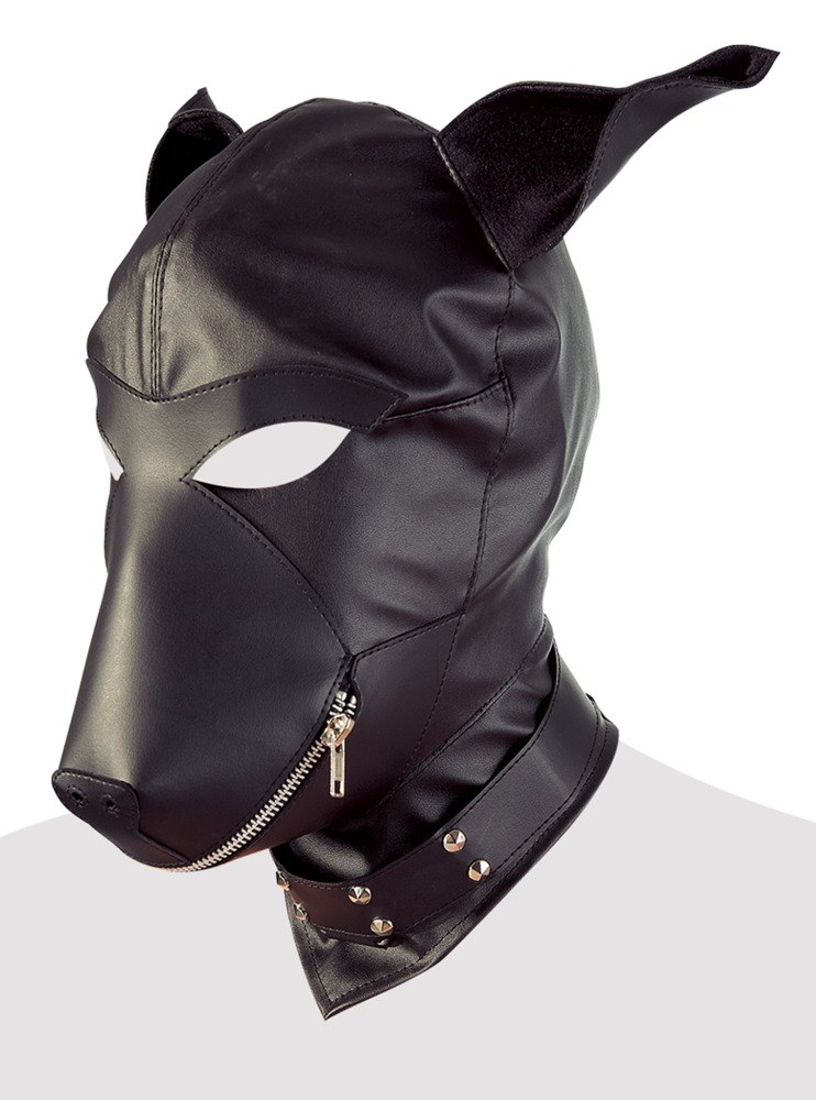 Fetish Collection - Maska psa imitacja skóry — zdjęcie 4